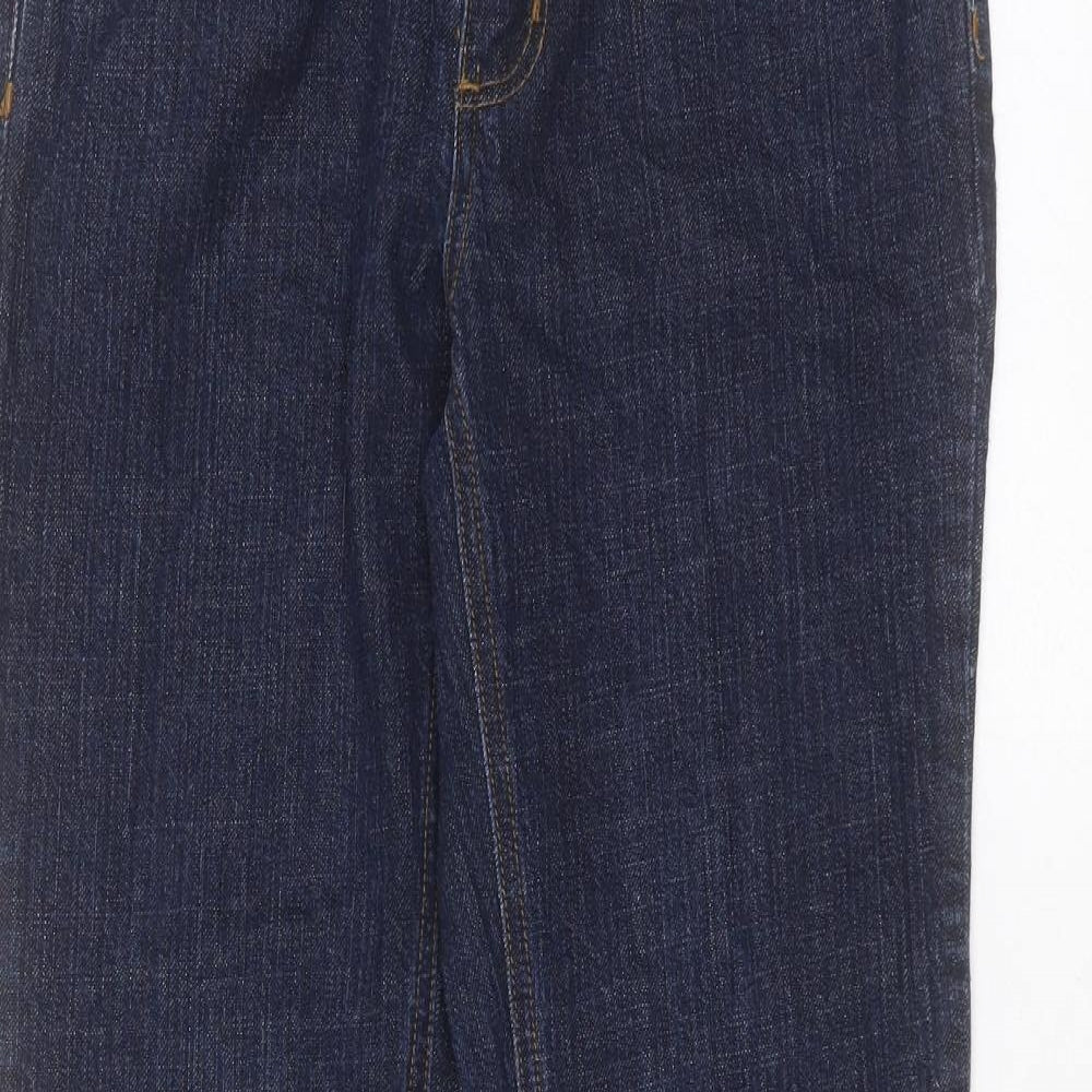 St Johns Bay Womens Blue  Cotton Straight Jeans Size 28 in L29 in Regular
