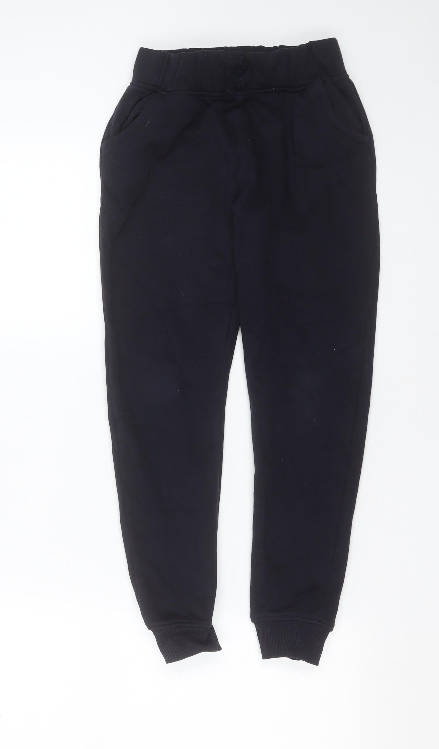 TU Girls Blue  Cotton Jogger Trousers Size 9 Months  Regular