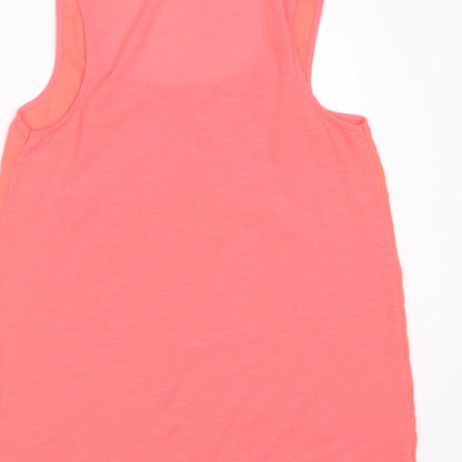 Womens UK Size 10 River Island Pink Basic Tank