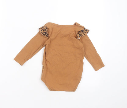SheIn Girls Brown  Cotton Babygrow One-Piece Size 12 Months   - daddys little princess