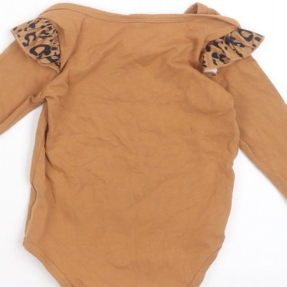 SheIn Girls Brown  Cotton Babygrow One-Piece Size 12 Months   - daddys little princess