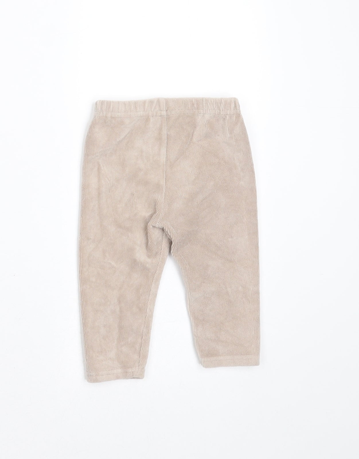 Preworn Baby Beige  Cotton  Trousers Size 9 Months   - leggings