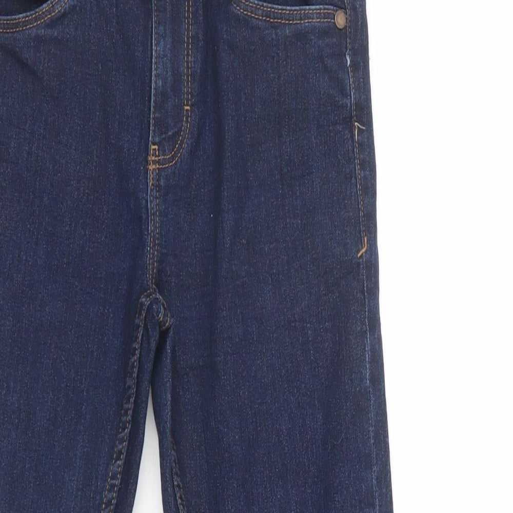 NEXT Girls Blue  Cotton Skinny Jeans Size 10 Years  Regular Button