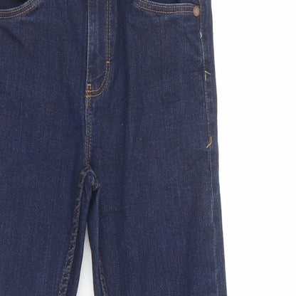 NEXT Girls Blue  Cotton Skinny Jeans Size 10 Years  Regular Button