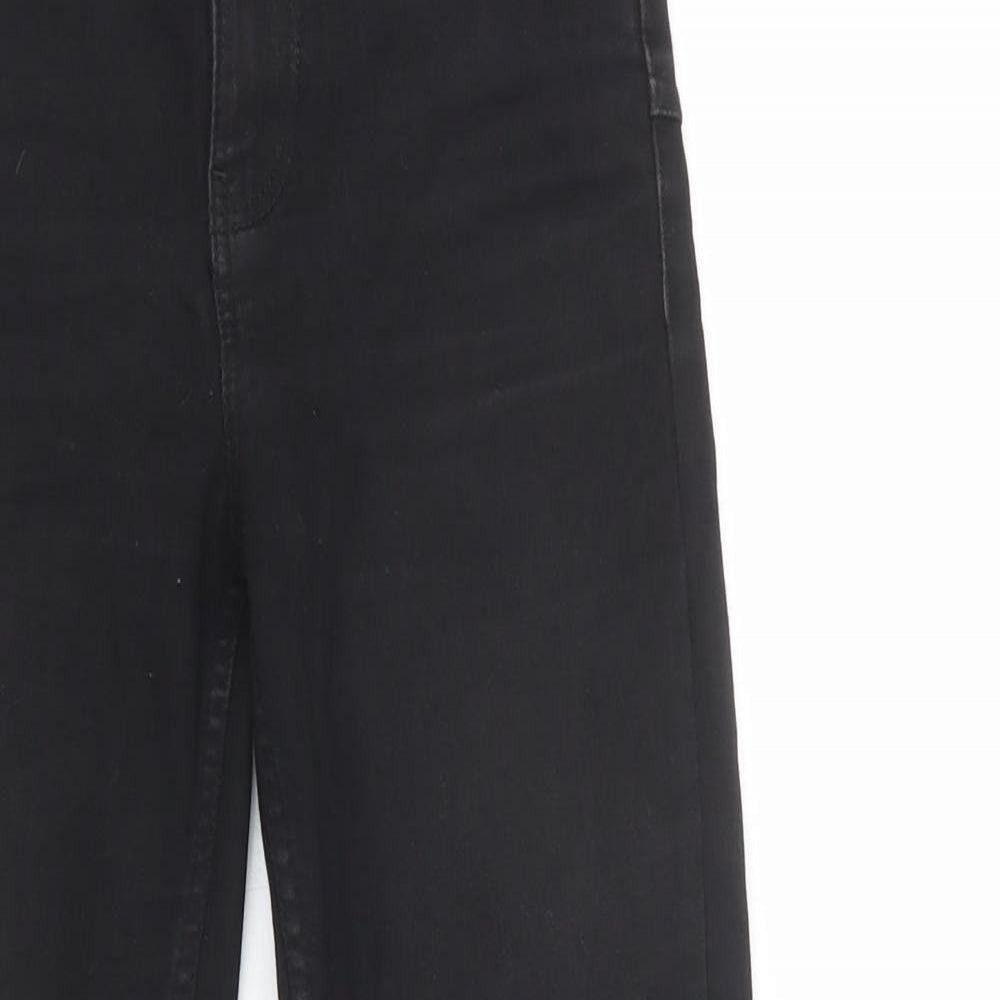 New Look Womens Black  Cotton Jegging Jeans Size 6 L29 in Regular Button