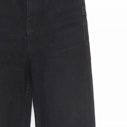 New Look Womens Black  Cotton Jegging Jeans Size 6 L29 in Regular Button