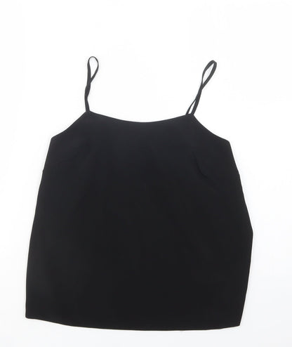 Womens UK Size 8 River Island Black Camisole Blouse