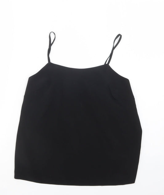 Womens UK Size 8 River Island Black Camisole Blouse