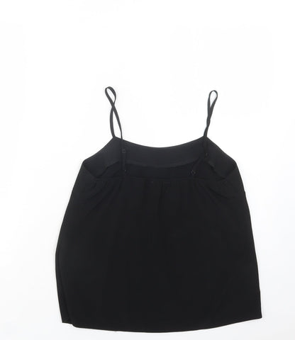 Womens UK Size 8 River Island Black Camisole Blouse