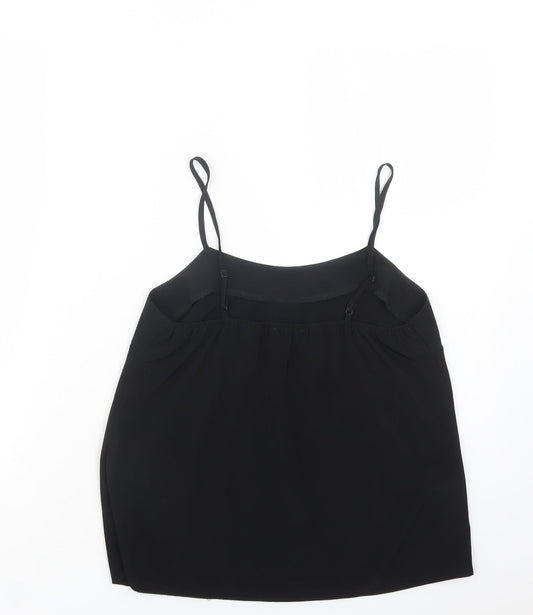 Womens UK Size 8 River Island Black Camisole Blouse