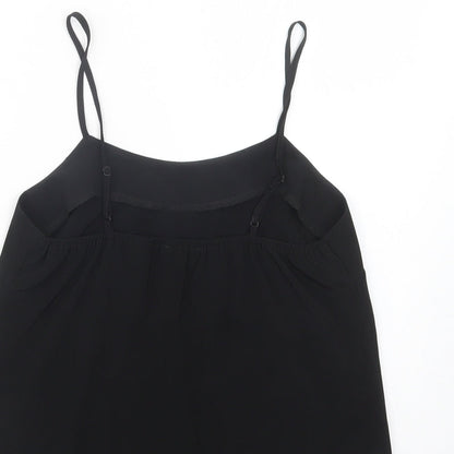 Womens UK Size 8 River Island Black Camisole Blouse