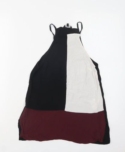 Womens UK Size 8 New Look Black Camisole Blouse