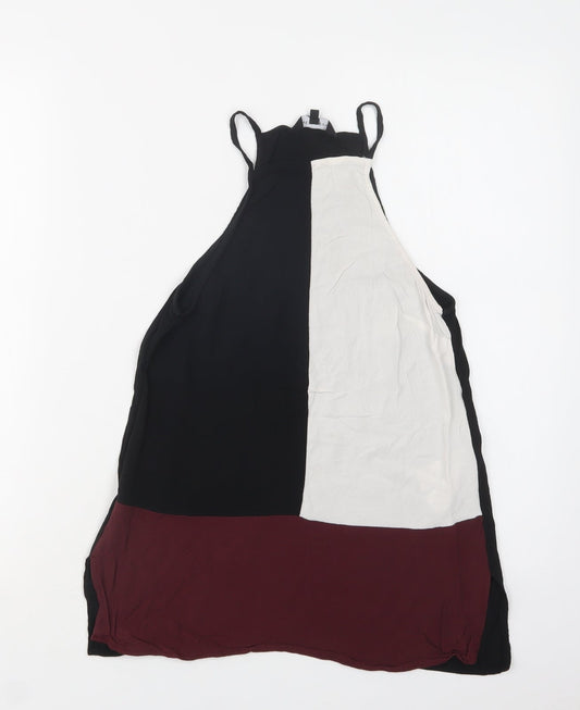 Womens UK Size 8 New Look Black Camisole Blouse