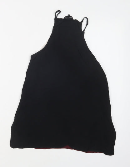 Womens UK Size 8 New Look Black Camisole Blouse