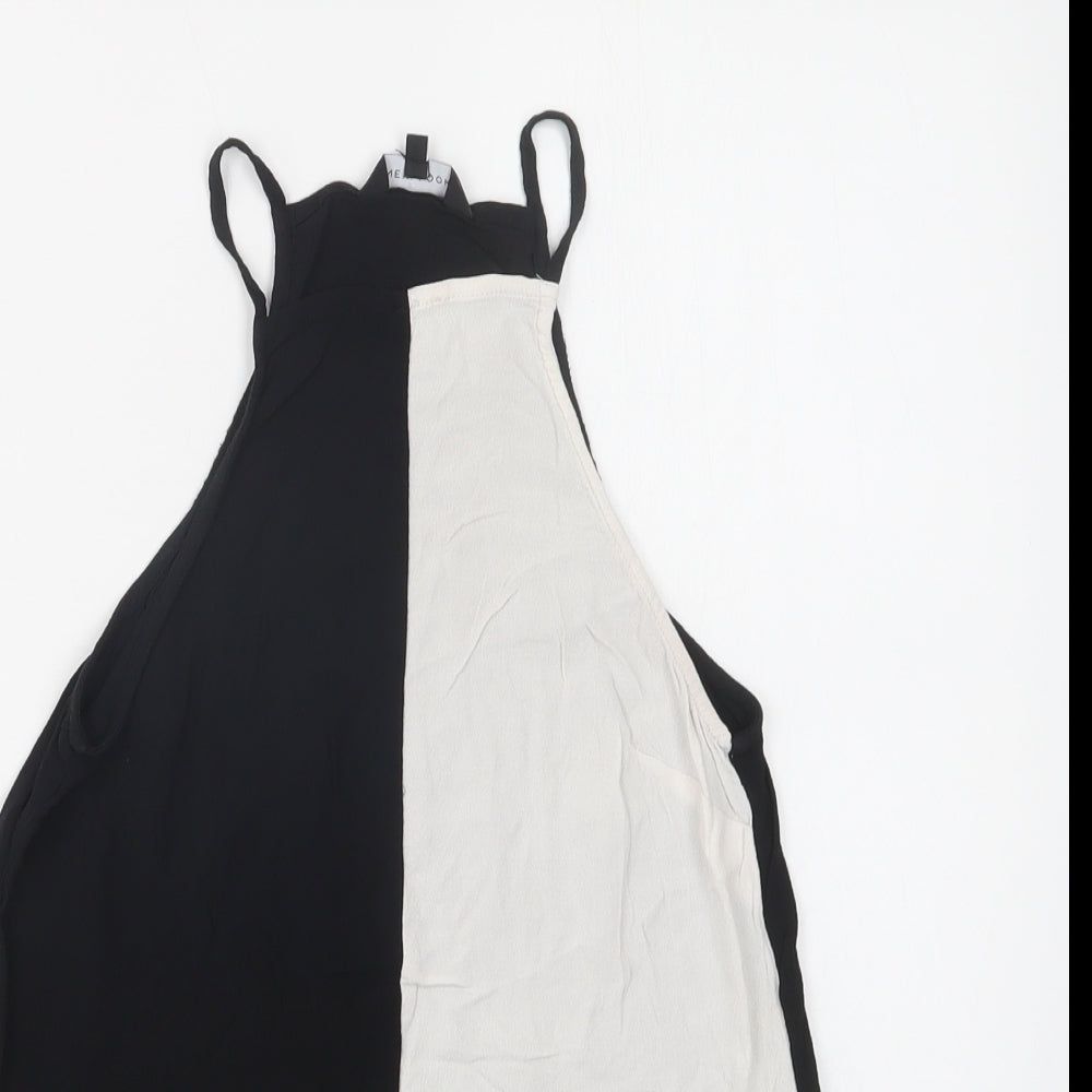 Womens UK Size 8 New Look Black Camisole Blouse