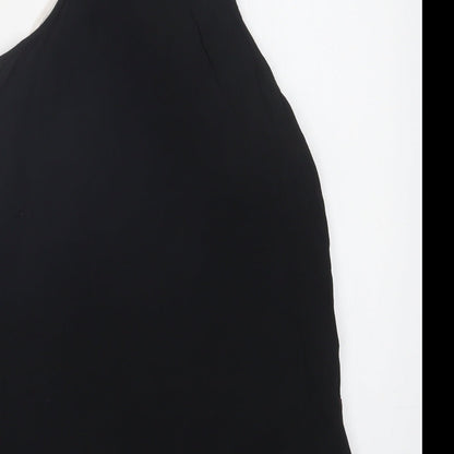 Womens UK Size 8 New Look Black Camisole Blouse