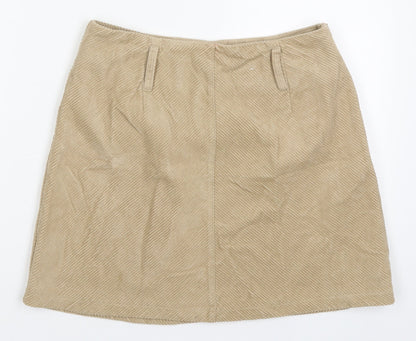 Womens UK Size 10 Denim Co Mini Corduroy Skirt