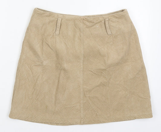 Womens UK Size 10 Denim Co Mini Corduroy Skirt
