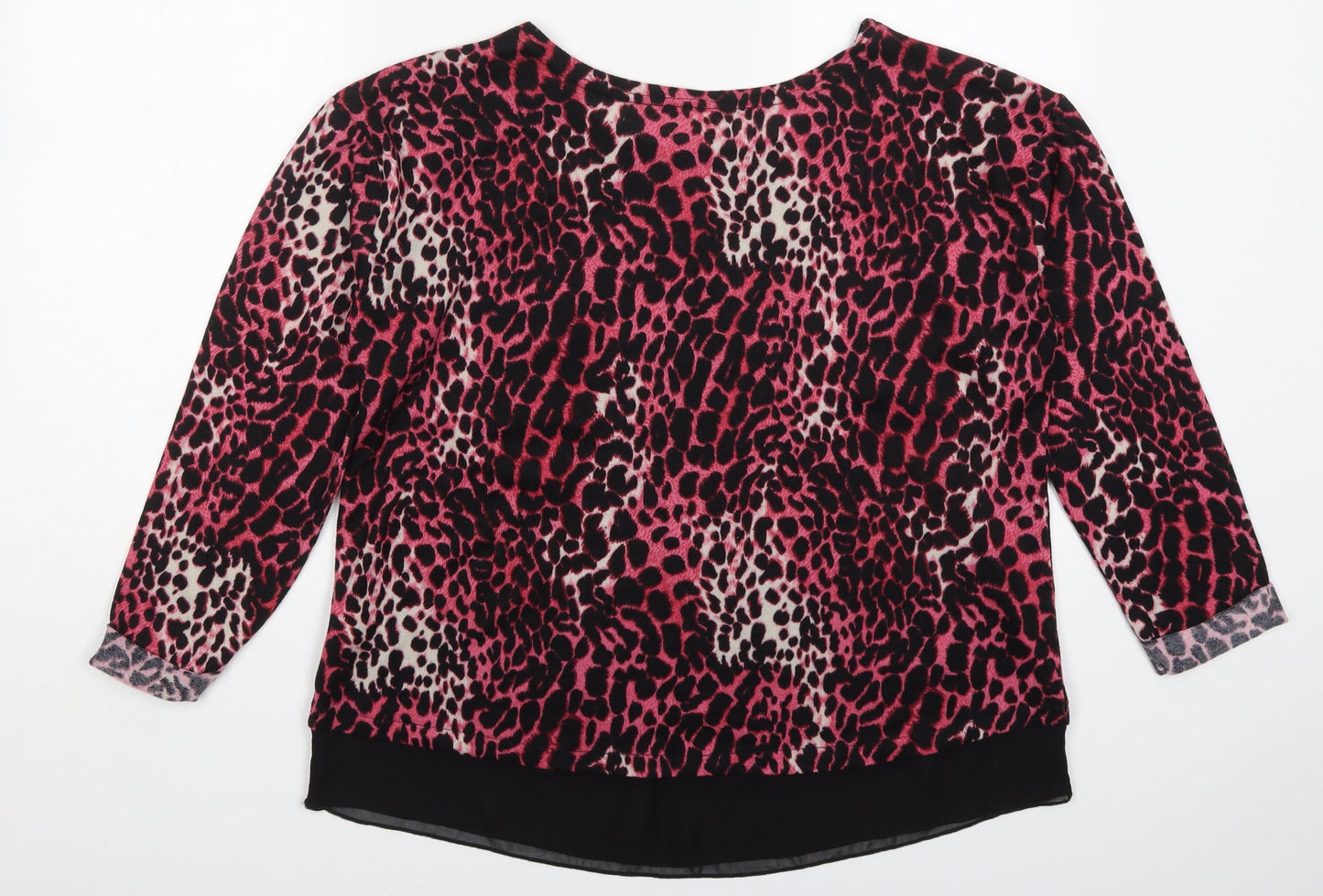 Womens UK Size 14 Stella Pink Pullover Jumper