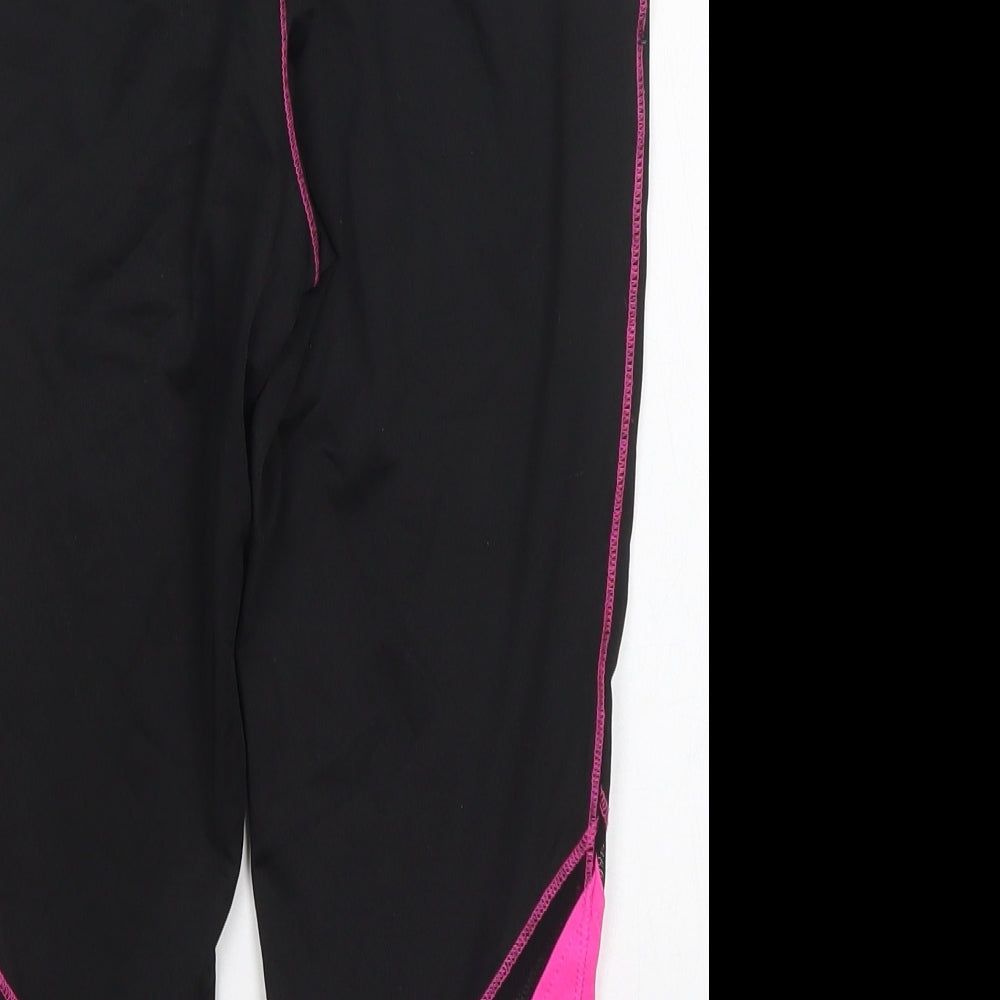 Miss Evie Girls Pink Colourblock Polyester Cropped Trousers Size 13 Years  Regular