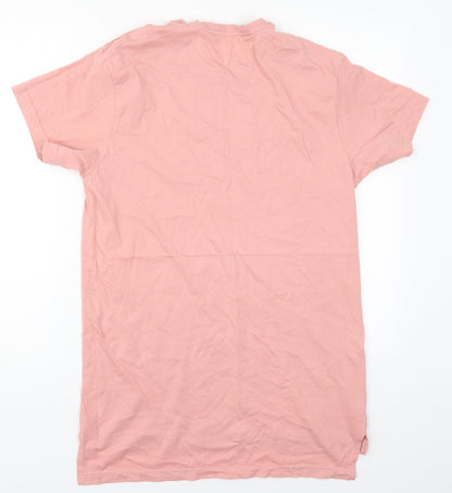 Mens UK Size M Cedar Wood State Pink  T-Shirt