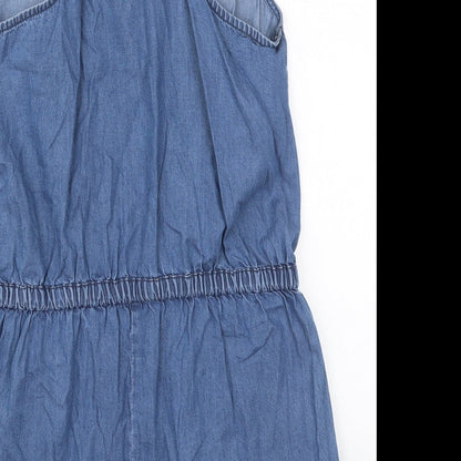 Rock & Rags Womens Blue  Cotton Playsuit One-Piece Size S  Pullover
