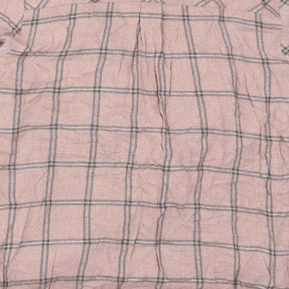 Womens UK Size 12 NEXT Pink Basic Blouse