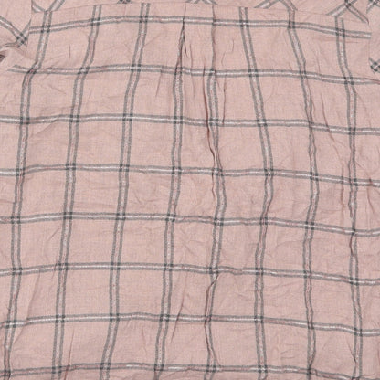 Womens UK Size 12 NEXT Pink Basic Blouse