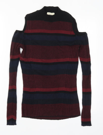 Womens UK Size 12 Papaya Red Pullover Jumper