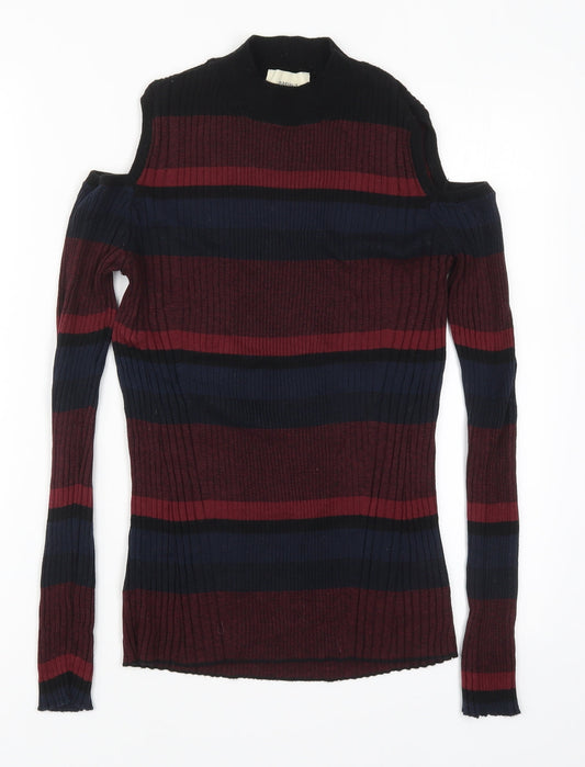 Womens UK Size 12 Papaya Red Pullover Jumper