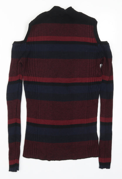 Womens UK Size 12 Papaya Red Pullover Jumper