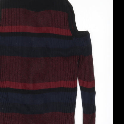 Womens UK Size 12 Papaya Red Pullover Jumper