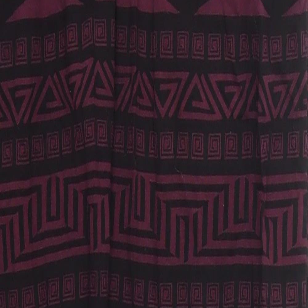 Womens UK Size S H&M Regular Fit  Purple Trousers