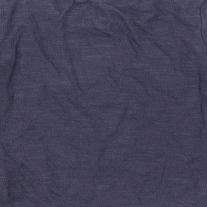 Fred & Flo Boys Blue  Cotton Basic T-Shirt Size 6-9 Months Crew Neck Pullover - Little But Amazing