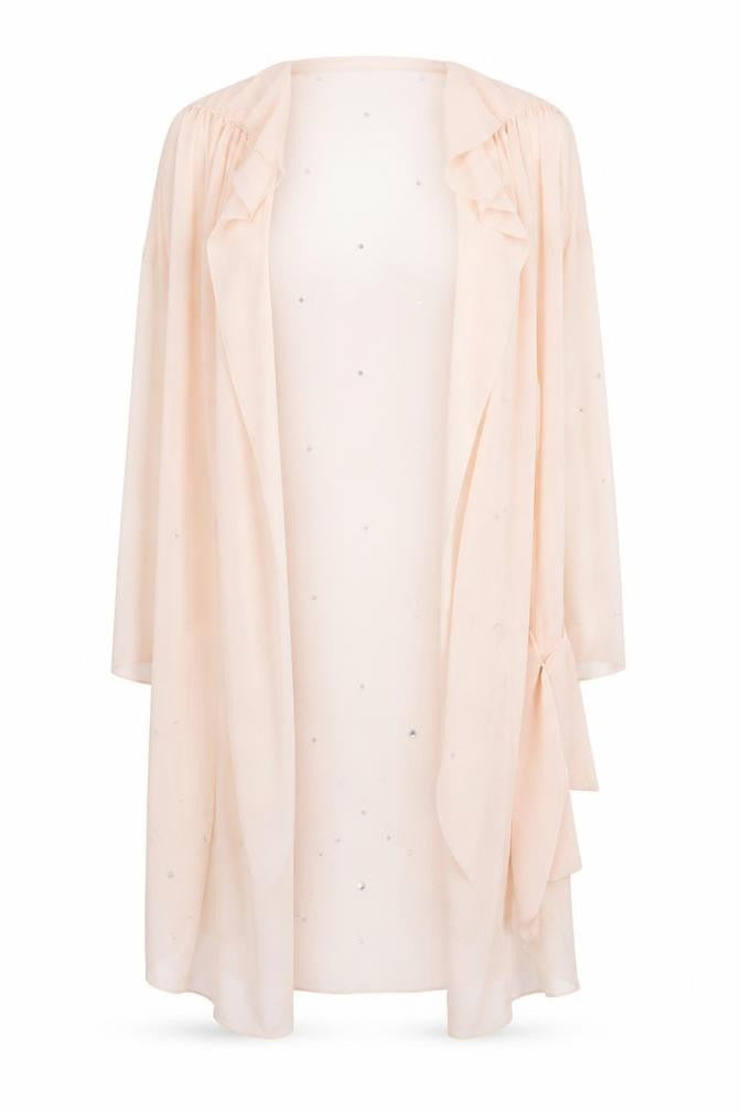 PRETTYLITTLETHING Womens Pink  Polyester Shift  Size 10  V-Neck  - Cape