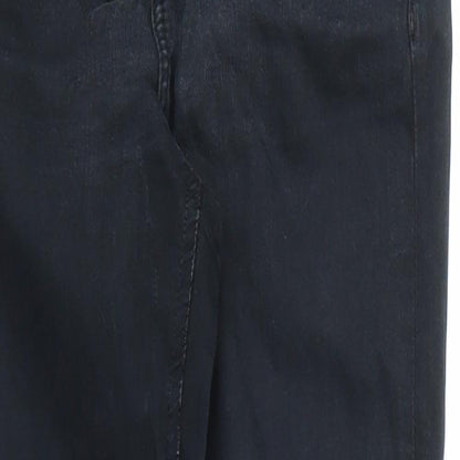 Topshop Womens Black  Cotton Skinny Jeans Size 28 in L27 in Regular Zip