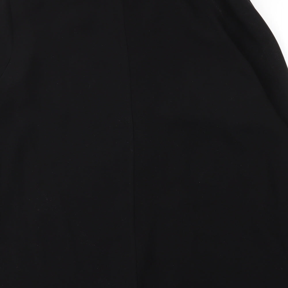 House of Fraser Womens Black  Polyester Jacket Blazer Size XL