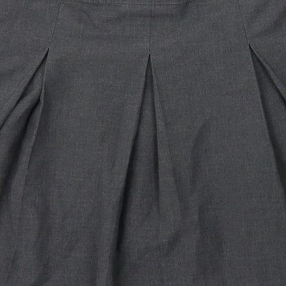 Very Girls Grey  Viscose Pleated Skirt Size 11 Years  Regular Zip