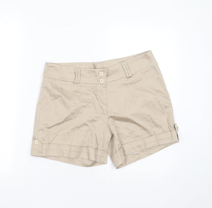 Womens UK Size L Preworn Regular Fit Hot Pants Shorts