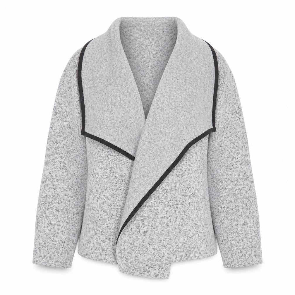 Womens UK Size 12 Papaya Grey Cardigan Jumper