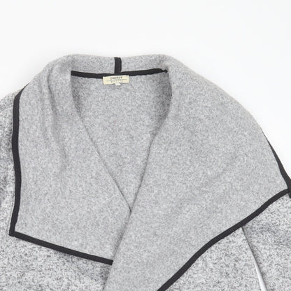 Womens UK Size 12 Papaya Grey Cardigan Jumper