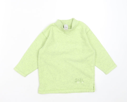 NEXT Boys Green Round Neck  Polyester Pullover Jumper Size 2 Years