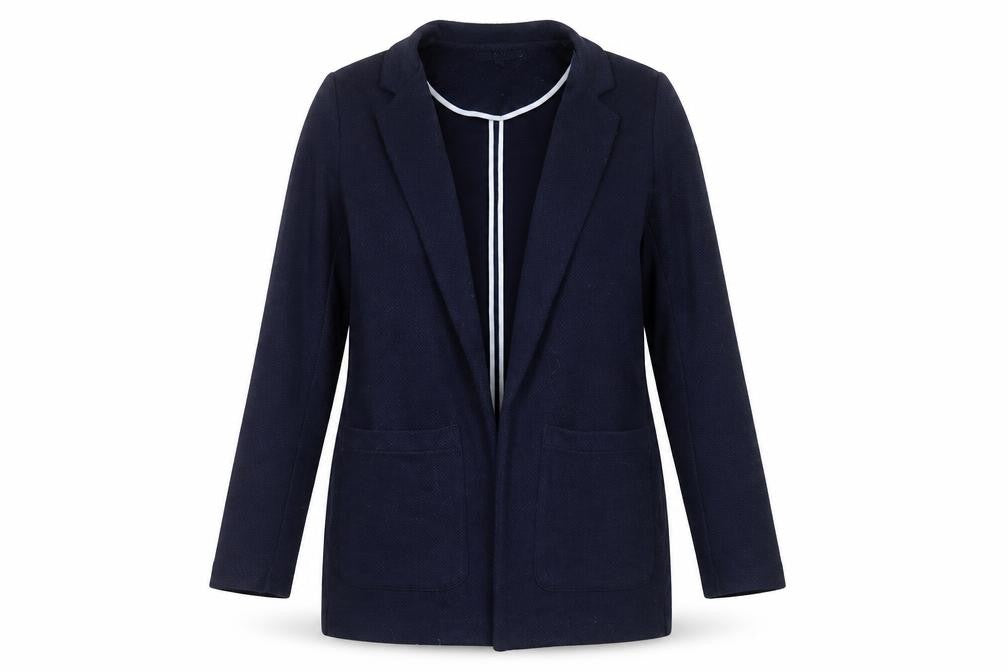 Next Womens Blue Geometric  Jacket  Size 12