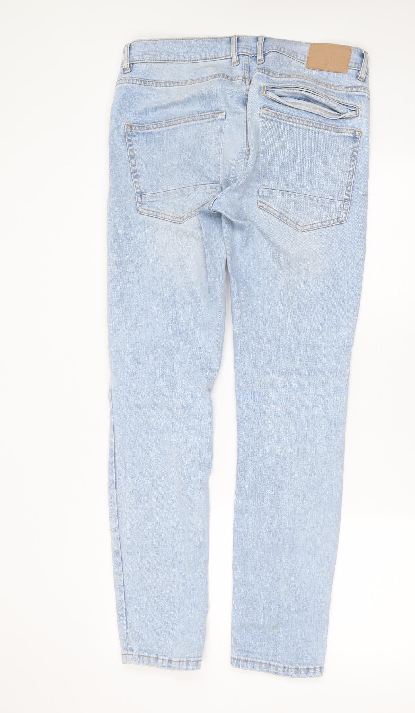 Mens UK Size 32 in Burton Regular Fit Skinny Blue Jeans