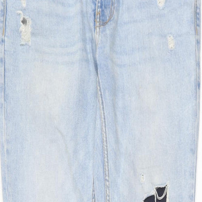 Mens UK Size 32 in Burton Regular Fit Skinny Blue Jeans