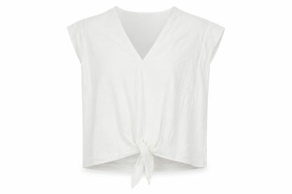 Womens UK Size XS Primark White Basic Blouse