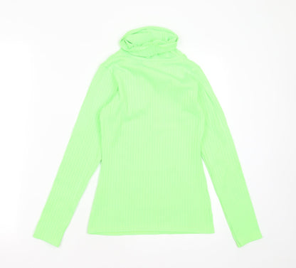 Womens UK Size 10 PRETTYLITTLETHING Green Basic T-Shirt