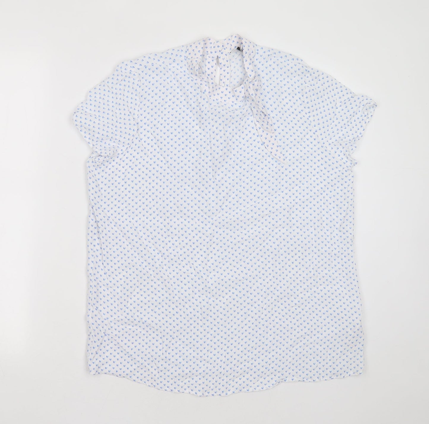 Womens UK Size 16 NEXT White Basic Blouse