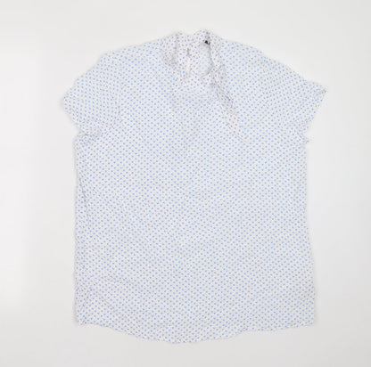 Womens UK Size 16 NEXT White Basic Blouse
