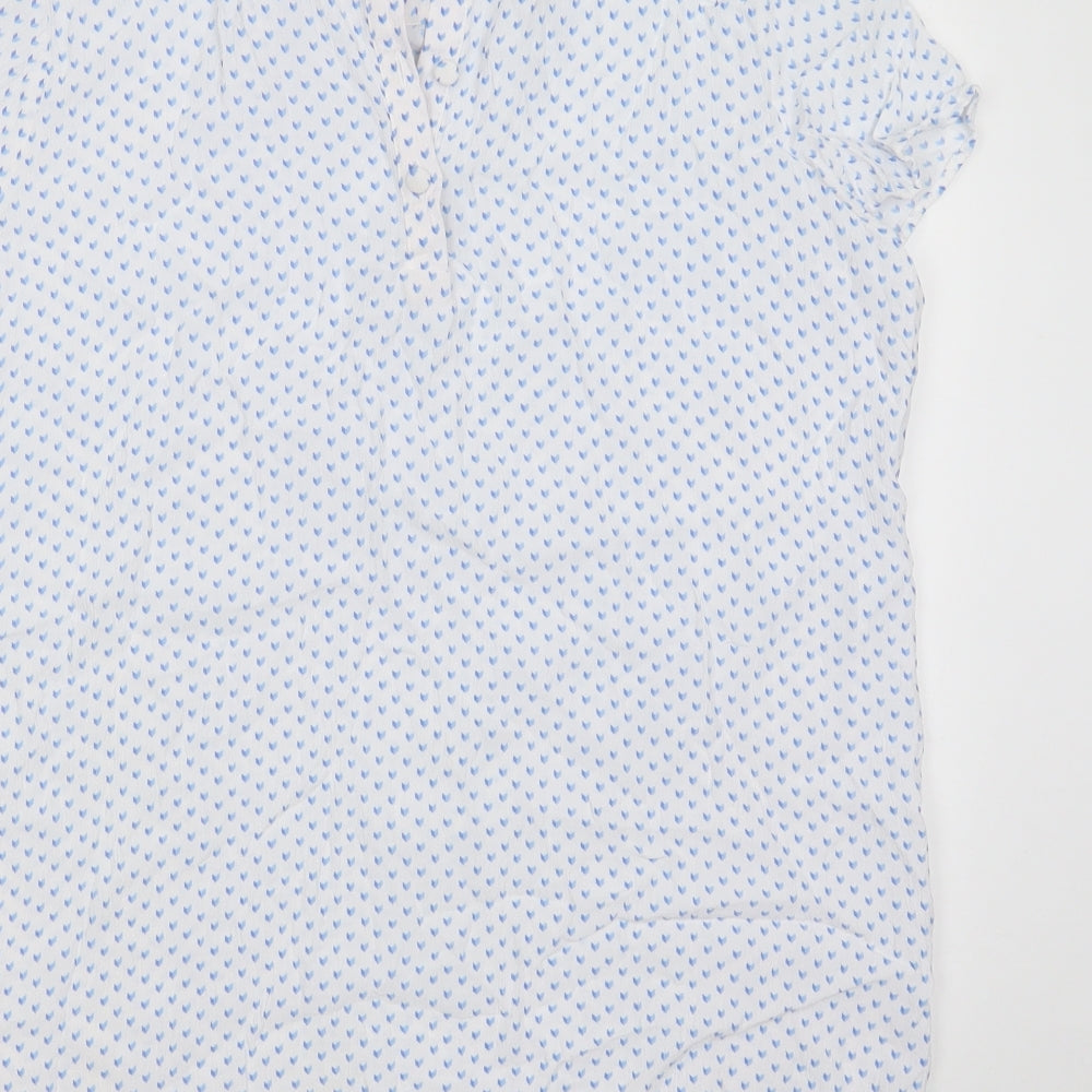 Womens UK Size 16 NEXT White Basic Blouse